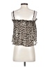 H&M 100% Polyester Brown Sleeveless Blouse Size XS - photo 2