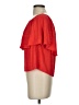 Holding Horses 100% Rayon Red Short Sleeve Blouse Size S - photo 4