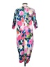 Unbranded Print Pink Casual Dress Size S - photo 2