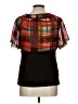 Assorted Brands 100% Polyester Black Short Sleeve Blouse Size L - photo 2