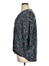 db established 1962 100% Rayon Paisley Blue Gray 3/4 Sleeve Blouse Size 1X - photo 5