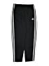 Adidas 100% Polyester Black Track Pants Size 14 - photo 1