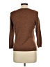 Petite Sophisticate Metallic Brown Pullover Sweater Size L - photo 2