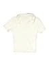Zara Ivory White Short Sleeve Turtleneck Size 13 - 14 - photo 1