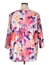 Ruby Rd. Multi Color Pink 3/4 Sleeve Blouse Size 1X - photo 2