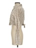 Zara Houndstooth Ivory Long Sleeve Blouse Size S - photo 5