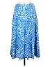 Chadwicks Print Blue Casual Skirt Size 4 - photo 1