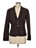 J.Jill Stripes Brown Blazer Size 6 - photo 1