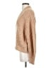By Anthropologie Metallic Tan Wool Pullover Sweater Size S - photo 5