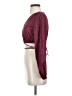 No Frills Burgundy Long Sleeve Blouse Size XS - photo 5