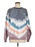 feat Tie-dye Purple Pullover Sweater Size M - photo 1
