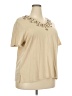 Alfred Dunner Tan Short Sleeve Turtleneck Size 2X - photo 2
