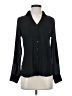 Express 100% Polyester Black Long Sleeve Blouse Size XS - photo 1