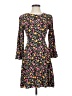 Old Navy 100% Rayon Floral Black Casual Dress Size S - photo 1
