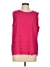 Roz & Ali 100% Polyester Pink Sleeveless Blouse Size L - photo 1