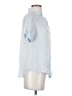 Maven West 100% Cupro Blue Short Sleeve Blouse Size XS - photo 4