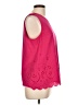 Roz & Ali 100% Polyester Pink Sleeveless Blouse Size L - photo 4