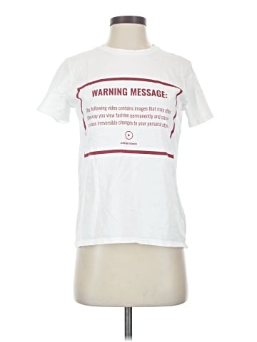 Zara Basic Short Sleeve T-Shirt (view 1)
