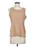 Kasper Tan Sleeveless Top Size S - photo 1