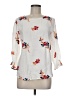 Assorted Brands 100% Polyester White 3/4 Sleeve Blouse Size M - photo 1
