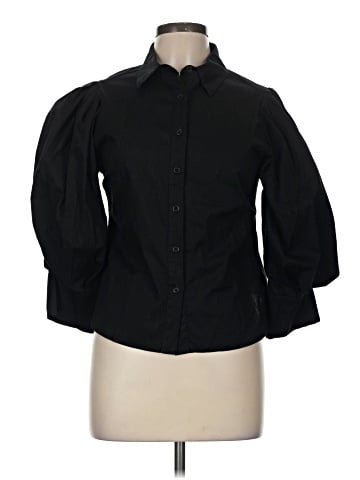 CQ by CQ 3/4 Sleeve Button-Down Shirt (view 1)