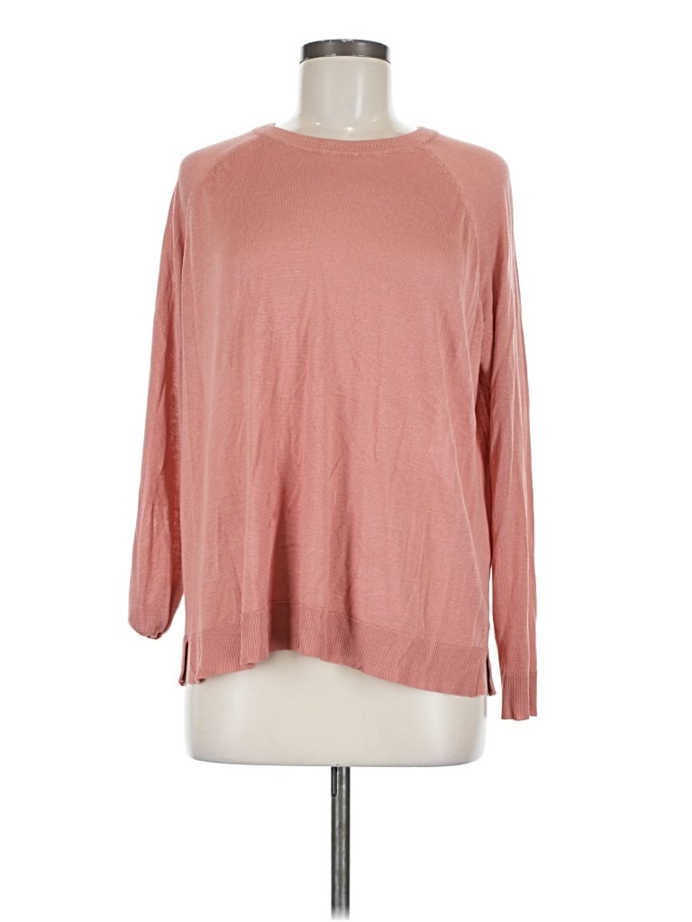Pre-owned Torrid 3/4 Sleeve T-shirt In Pink