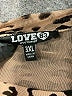 Love Animal Print Tan Bodysuit Size 3X - photo 3