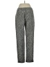 Theory 100% Silk Animal Print Gray Black Silk Pants Size 0 - photo 2