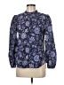Derek Lam 10 Crosby Paisley Blue Long Sleeve Blouse Size 6 - photo 1