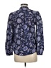 Derek Lam 10 Crosby Paisley Blue Long Sleeve Blouse Size 6 - photo 2