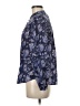 Derek Lam 10 Crosby Paisley Blue Long Sleeve Blouse Size 6 - photo 5