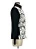 Edinburgh Cashmere 100% Pima Cotton Print Ivory Track Jacket Size M - photo 4