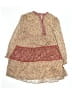Imoga 100% Polyester Paisley Tan Dress Size 12 - photo 1