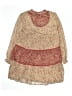Imoga 100% Polyester Paisley Tan Dress Size 12 - photo 2