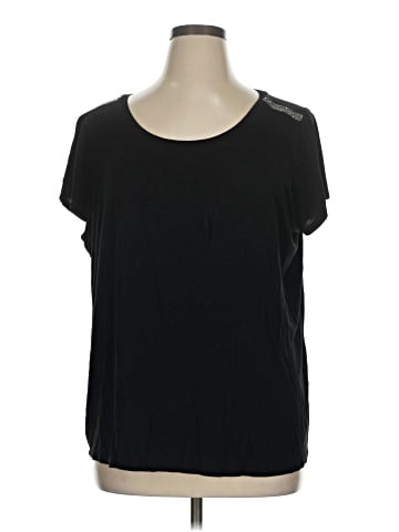 G by Giuliana Rancic Short Sleeve Top (view 1)