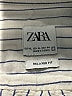 Zara Stripes Ivory Long Sleeve Button-Down Shirt Size XL - photo 7