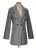 Belle & Bloom Plaid Gray Blazer Size S - photo 1