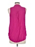 Old Navy 100% Rayon Pink Sleeveless Button-Down Shirt Size M - photo 2