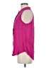 Old Navy 100% Rayon Pink Sleeveless Button-Down Shirt Size M - photo 5