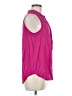 Old Navy 100% Rayon Pink Sleeveless Button-Down Shirt Size M - photo 4