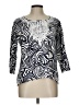 Chico's Silver 3/4 Sleeve Blouse Size Lg (2) - photo 1