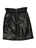 A.L.C. 100% Leather Metallic Black Casual Skirt Size S (estimated) - photo 2