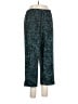 Coldwater Creek Paisley Floral Damask Black Teal Casual Pants Size L - photo 1