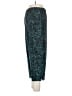 Coldwater Creek Paisley Floral Damask Black Teal Casual Pants Size L - photo 4