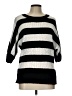 AB Studio Stripes Black Pullover Sweater Size L - photo 1