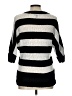 AB Studio Stripes Black Pullover Sweater Size L - photo 2