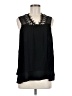 Alya 100% Polyester Black Sleeveless T-Shirt Size M - photo 1