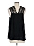 Alya 100% Polyester Black Sleeveless T-Shirt Size M - photo 2