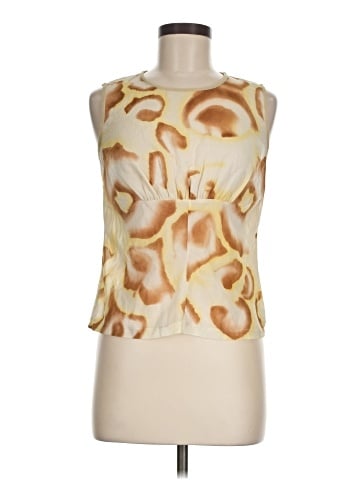 DKNY Sleeveless Silk Top (view 1)