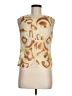 DKNY Yellow Ivory Sleeveless Silk Top Size 6 (petite) - photo 1